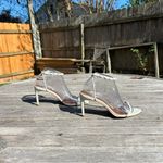 BCBGMAXAZRIA  Women’s Taylor‎ Twist-Strap Sandal in white size 8.5 Photo 1