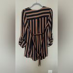 NWT MINE Striped Top/Dress Blue Size L Photo 4