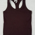 Athleta  Momentum Seamless Racerback‎ Tank Top Womens S Spiced Cabernet Sparkle Photo 0