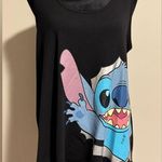 Disney EUC  Parks Black & Blue Stitch Graphic Tank size large Photo 0