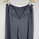 Alex Evenings  Palazzo Pants Womens Large Black Chiffon Overlay Wide Leg Dressy L Photo 5