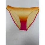 Aerie  Full Coverage Bikini Bottom size M Sunset Orange Pink Yellow NWT Photo 2
