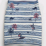 BCBG Maxazria Womens Stretch Bandage Pencil Bodycon Skirt‎ M Surfer Palm Mini Photo 0