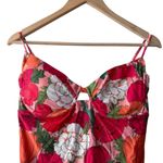 Trina Turk Sunny Bloom Floral Underwire One Piece Tie Back Swimsuit Size 14 Photo 4