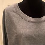 Eddie Bauer  Women’s Sleepwear Charcoal Gray Pajama PJ Sweatshirt Top L Photo 1
