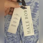 Hale Bob  Women's Blue Leaf Print Lounge Sleep Pants, NWT large Photo 4