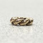Pandora Authentic Twist Rope Spacer Charm 14k Gold 750353 Retired 585 ALE Bead Photo 0