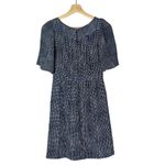 Banana Republic Blue Geo Print Silk Mini Dress 0 Photo 1