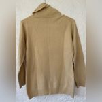 Neiman Marcus Vintage  butter yellow 100% cashmere turtleneck sweater; size 38 Photo 4