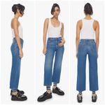 đź’•BOWIE x MOTHERđź’• The Rambler Zip Ankle Jeans ~ Under Pressure 33 NWT Blue Photo 2