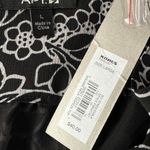 Apt. 9  Large Trapeze Top Floral Square Neck Long Balloon Sleeves Lined Black New Photo 8