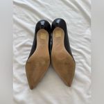 Stuart Weitzman Black Leather Ballet Flats Photo 5