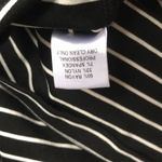 Torn By Ronny Kobo Black White Stripe Dress Photo 3