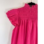 Love The Label Dress Pink Poppy Mini Smocked Flutter A Line Barbiecore Small Photo 11