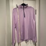 Ralph Lauren Polo  Lavender Purple Quarter Zip Pullover Mock Long Sleeve Golf Top Photo 8
