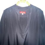 Karina Grimaldi Z/G 100% SILK SHIFT DRESS BLACK Vā NECK SHORT SLEEVE SIZE XS Photo 1