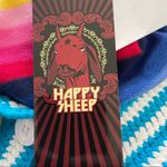 NWT Happy Sheep Rainbow Blue Striped Cardigan Crochet Detail Size Small Photo 10