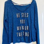 Victoria's Secret He sees you when ur tweeting shirt Large Photo 0