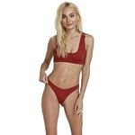 Dippin' Daisy's  Sporty Swim Top Burgundy Womens Medium Photo 8