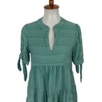 &merci &Merci Women’s Dress Small Blue Boho Short Sleeve Flowy Summer Casual Photo 1