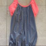 Lululemon Neon Orange Gray Bralette Tank Sz 10 Photo 0
