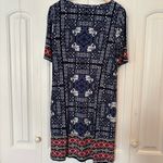 Westport ‎ Blue And Burgundy Dress Size 12 Photo 1
