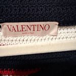 Valentino Garavani Valentino Striped Mini Skirt in Navy, Red, and White Photo 3
