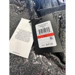 DKNY Womens Sequin Embellished T-Shirt, Black, X-Small Photo 4