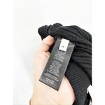 Rebecca Taylor Cavalry Twill Wool Blend Straight Pant in Black Size XL Photo 4