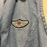 Harley Davidson  Denim 100 Year Anniversary Vest Women’s Size Small Photo 1