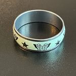 Glow in the dark Star butterfly ring size 10.5 Green Photo 3