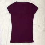 Aeropostale  Purple Graphic Top with Leopard Print Glittery Details Photo 3