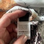 SheIn V Neck Short Sleeve Top Brown Orange Size Large Photo 5