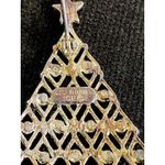 VTG Signed Eisenberg Ice Austrian Multicolor Crystal Christmas Tree Brooch 1970s Gold Photo 2