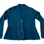 Jones New York Women's XL Blue Blazer Three Photo 0