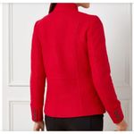 Talbots Women's  Plus Mid Length Boucle Wool Blend Coat Jacket Sz 14W Bright Red Photo 12