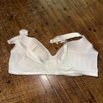 Cacique  42DD white satiny full figure underwire bra Photo 1