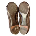 AGL Ballet Flats Brown Monika Cap Toe Suede Patent Leather Shoes Buckle 36 EUC Size 5.5 Photo 7