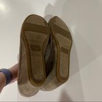 Toms  Desert Taupe Suede Wedge Heel Lace‎ Up Booties Size 9 Photo 8