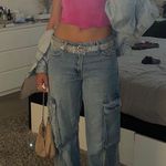 Urban Outfitters Glittery Sparkle Silver Zoe Statement Rhinestone Belt Photo 0