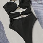 BEAUDRM Women's Halter Neck 3D Flower Decoration Sexy One Photo 6