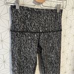Lululemon Wunder Under High Rise 30” Black White Pixel Photo 1