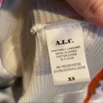 ALC Frank A.L.C. White Knit A Line Mini Skirt Womens XS Crochet Boho Cottage Core Bridal Photo 6