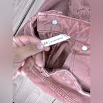 PacSun  Women’s 90’s Boyfriends Flower Embroidered Maroon Jeans Photo 8