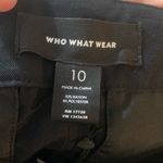 Who What Wear NWT  Black Wide Leg Crop Pants size 10 Photo 1