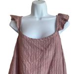 Anthropologie Saturday Sunday Women Top S Rose Ruffle Cap Sleeve Frilly Girly Cottagecore Y2K Photo 10