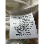 Lovely Day White Iridescent Sequin Corset Lace Up Back Bodycon Mini Dress Medium Photo 3