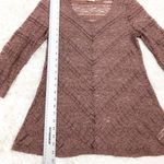 Anthropologie Lilka Colette Brown Lace Top Small Photo 2