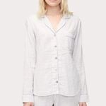 UGG  Raven Stripe PJ Button Down Shirt Pajama Size S Photo 0