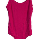 Pink Lily Women's Pink Ribbed Sleeveless Bodysuit Casual Everyday Top Photo 0